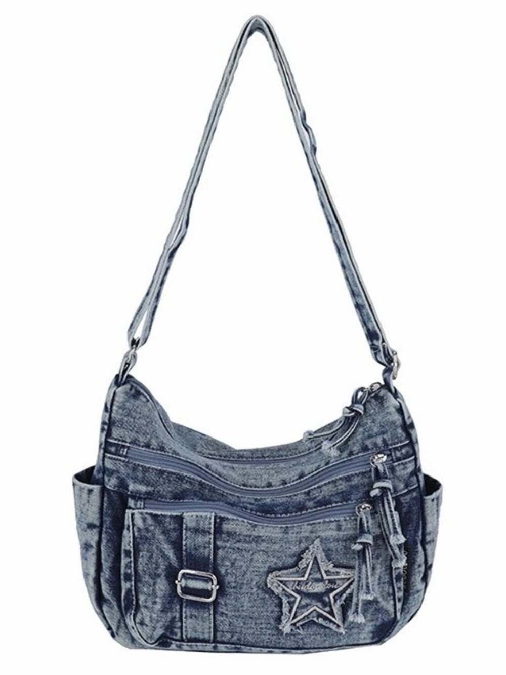 Women's Y2K Star Denim Purse - Retro Jean Crossbody Bag, Versatile Shoulder Bag